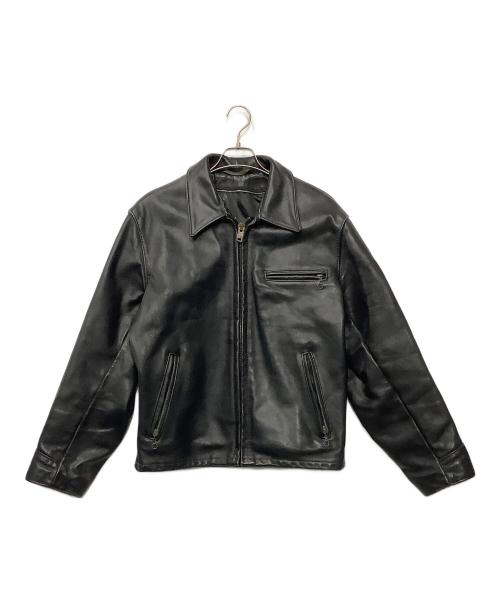 Schott（ショット）Schott (ショット) レザージャケット ブラック サイズ:40の古着・服飾アイテム