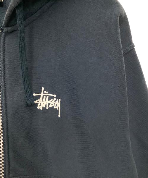 stussy（ステューシー）stussy (ステューシー) ジップパーカー ブルー サイズ:Mの古着・服飾アイテム