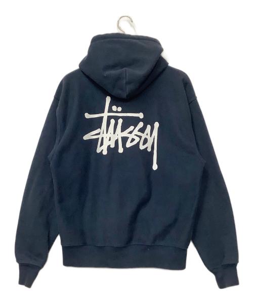 stussy（ステューシー）stussy (ステューシー) ジップパーカー ブルー サイズ:Mの古着・服飾アイテム