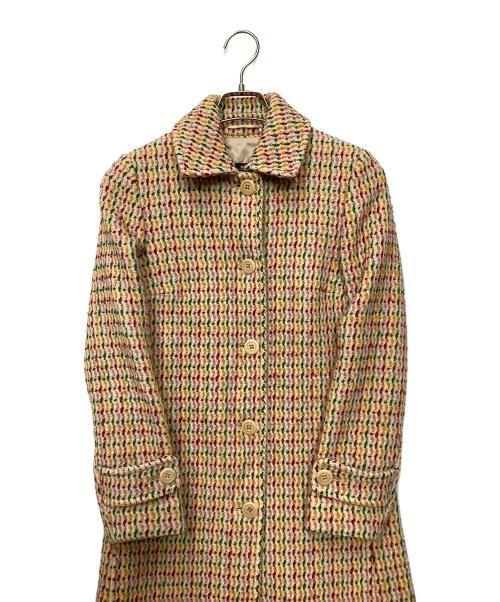 MaxMara（マックスマーラ）MaxMara (マックスマーラ) ウールコート マルチカラー サイズ:38の古着・服飾アイテム