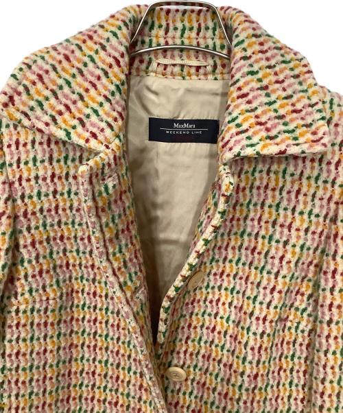 MaxMara（マックスマーラ）MaxMara (マックスマーラ) ウールコート マルチカラー サイズ:38の古着・服飾アイテム