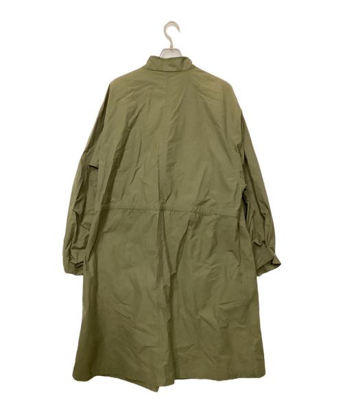 WHIMSIC（ウィムジック）WHIMSIC (ウィムジック) ファー付コート カーキ×ブラウン サイズ:Fの古着・服飾アイテム