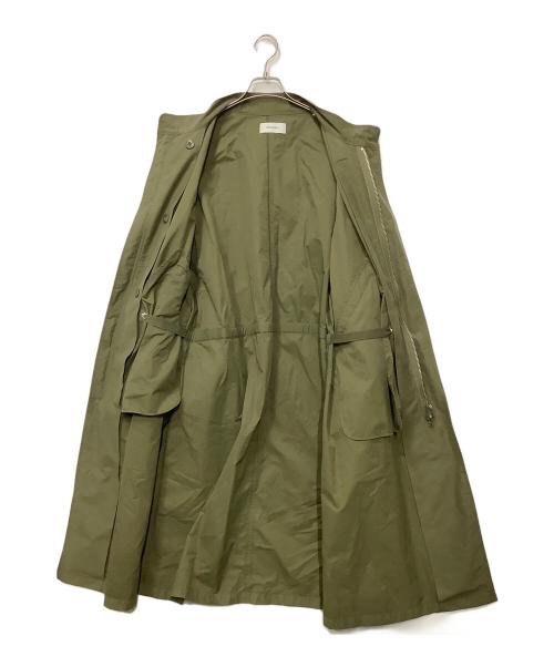 WHIMSIC（ウィムジック）WHIMSIC (ウィムジック) ファー付コート カーキ×ブラウン サイズ:Fの古着・服飾アイテム