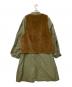 WHIMSIC (ウィムジック) ファー付コート カーキ×ブラウン サイズ:F：7000円