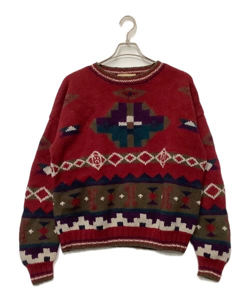 L.L.Bean（エルエルビーン）L.L.Bean (エルエルビーン) 厚手ニット レッド サイズ:Lの古着・服飾アイテム