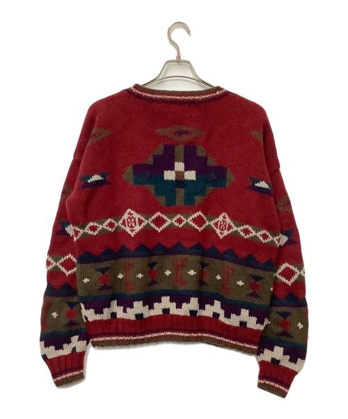 L.L.Bean（エルエルビーン）L.L.Bean (エルエルビーン) 厚手ニット レッド サイズ:Lの古着・服飾アイテム