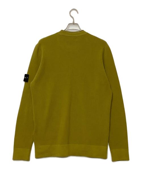 STONE ISLAND（ストーンアイランド）STONE ISLAND (ストーンアイランド) 厚手ニット イエロー サイズ:XLの古着・服飾アイテム