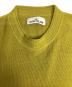 中古・古着 STONE ISLAND (ストーンアイランド) 厚手ニット イエロー サイズ:XL：22000円