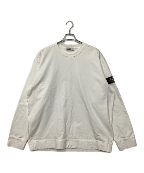 STONE ISLAND（ストーンアイランド）STONE ISLAND (ストーンアイランド) スウェット ホワイト サイズ:XXLの古着・服飾アイテム