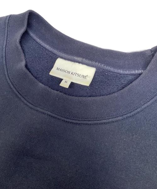 maison kitsune（メゾンキツネ）MAISON KITSUNE (メゾンキツネ) スウェット ネイビー サイズ:XLの古着・服飾アイテム