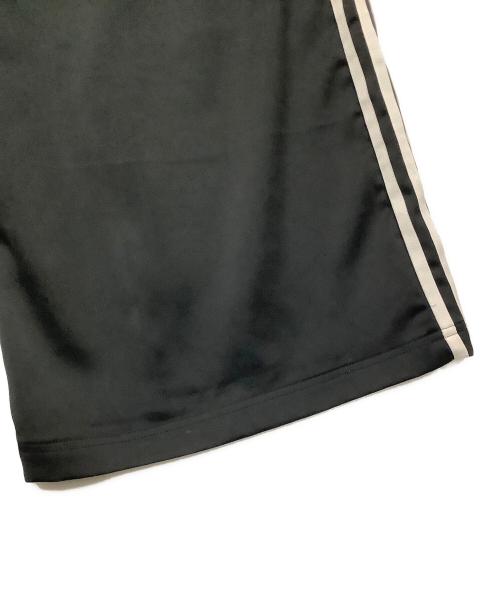adidas（アディダス）adidas (アディダス) アディカラー サテン ワイドレッグ トラックパンツ ブラック サイズ:Sの古着・服飾アイテム