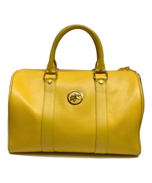 HUNTING WORLD（ハンティングワールド）HUNTING WORLD (ハンティングワールド) ハンドバッグ イエローの古着・服飾アイテム