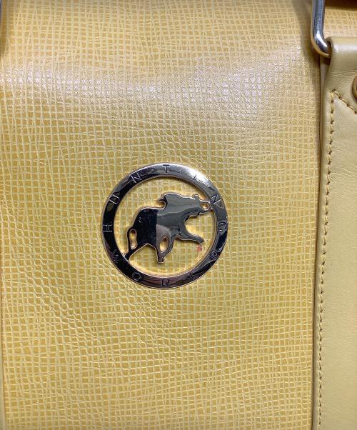 HUNTING WORLD（ハンティングワールド）HUNTING WORLD (ハンティングワールド) ハンドバッグ イエローの古着・服飾アイテム