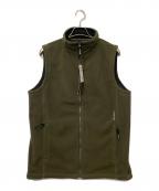 WILD THINGSワイルドシングス）の古着「フリースベスト」｜カーキ