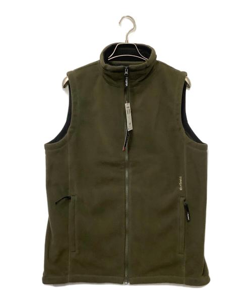 WILD THINGS（ワイルドシングス）WILD THINGS (ワイルドシングス) フリースベスト カーキ サイズ:Lの古着・服飾アイテム