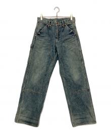 SUGARHILL（シュガーヒル）の古着「フェイデッドダブルニーデニムペインターパンツ」｜インディゴ