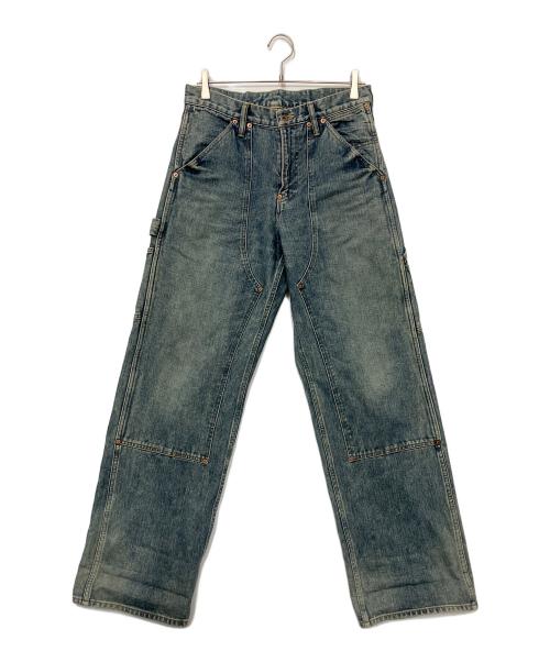 SUGARHILL（シュガーヒル）SUGARHILL (シュガーヒル) フェイデッドダブルニーデニムペインターパンツ インディゴ サイズ:W30の古着・服飾アイテム