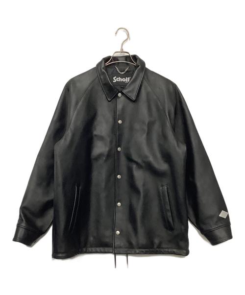Schott（ショット）Schott (ショット) レザージャケット ブラック サイズ:Lの古着・服飾アイテム