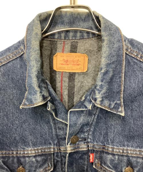 LEVI'S（リーバイス）LEVI'S (リーバイス) 裏ブランケットデニムジャケット インディゴ サイズ:42の古着・服飾アイテム
