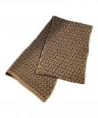 FENDIフェンディ）の古着「マフラー」｜ブラウン×ブラック