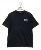 stussyステューシー）の古着「半袖カットソー」｜ブラック