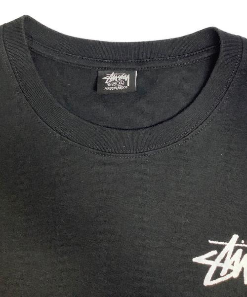 stussy（ステューシー）stussy (ステューシー) 半袖カットソー ブラック サイズ:XLの古着・服飾アイテム
