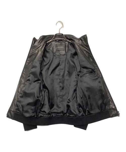 nano・universe（ナノ・ユニバース）nano・universe (ナノ・ユニバース) レザージャケット ブラック サイズ:Mの古着・服飾アイテム