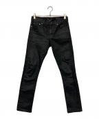Saint Laurent Parisサンローランパリ）の古着「ブラックスキニーデニムパンツ」｜ブラック