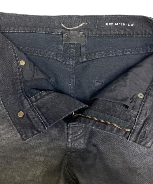 Saint Laurent Paris（サンローランパリ）Saint Laurent Paris (サンローランパリ) ブラックスキニーデニムパンツ ブラック サイズ:W28の古着・服飾アイテム