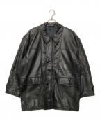Bechelli-）の古着「ラムレザージャケット」｜ブラック