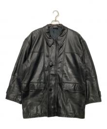 Bechelli（-）の古着「ラムレザージャケット」｜ブラック