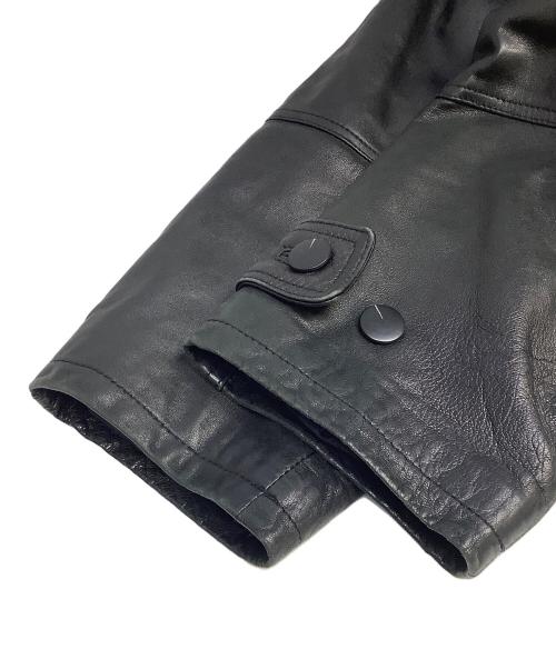 Bechelli（-）Bechelli (-) ラムレザージャケット ブラック サイズ:Lの古着・服飾アイテム