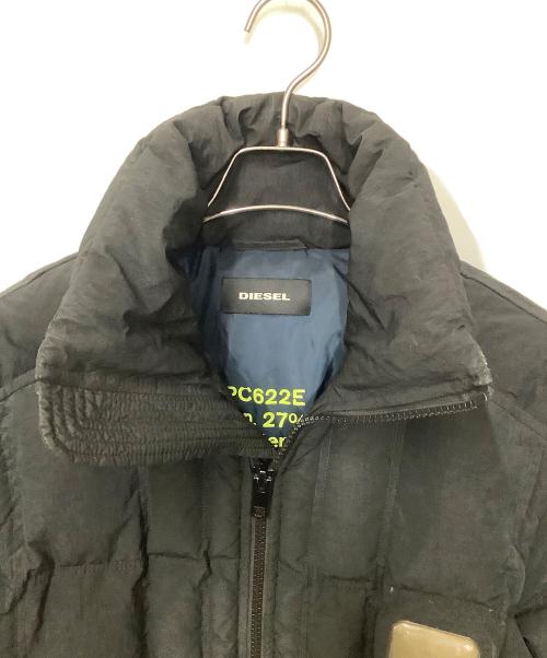 DIESEL（ディーゼル）DIESEL (ディーゼル) ダウンジャケット ブラック サイズ:XSの古着・服飾アイテム