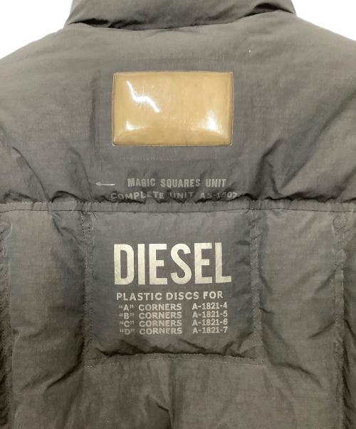 DIESEL（ディーゼル）DIESEL (ディーゼル) ダウンジャケット ブラック サイズ:XSの古着・服飾アイテム