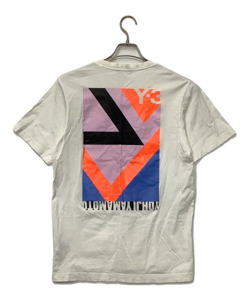 adidas（アディダス）adidas (アディダス) YOHJI YAMAMOTO (ヨウジヤマモト) 半袖カットソー ホワイト サイズ:Sの古着・服飾アイテム