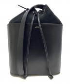 A.P.C.アーペーセー）の古着「バケットショルダーバッグ」｜ブラック