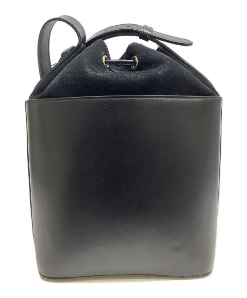 A.P.C.（アーペーセー）A.P.C. (アーペーセー) バケットショルダーバッグ ブラックの古着・服飾アイテム