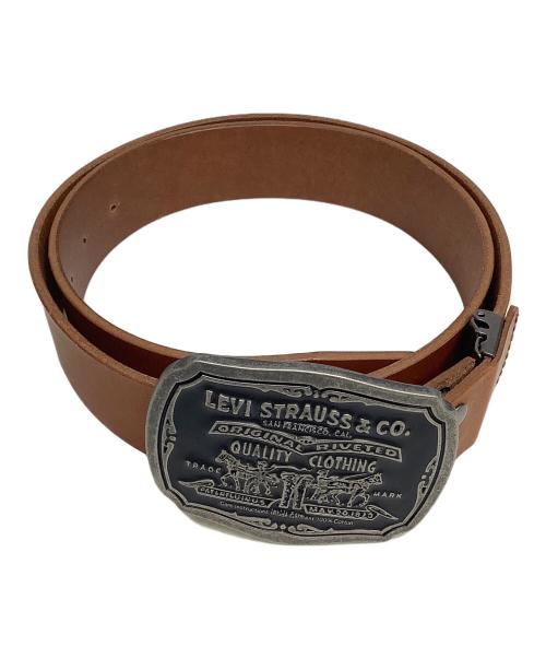 LEVI'S（リーバイス）LEVI'S (リーバイス) TWO HORSE バックル レザーベルト ブラウンの古着・服飾アイテム