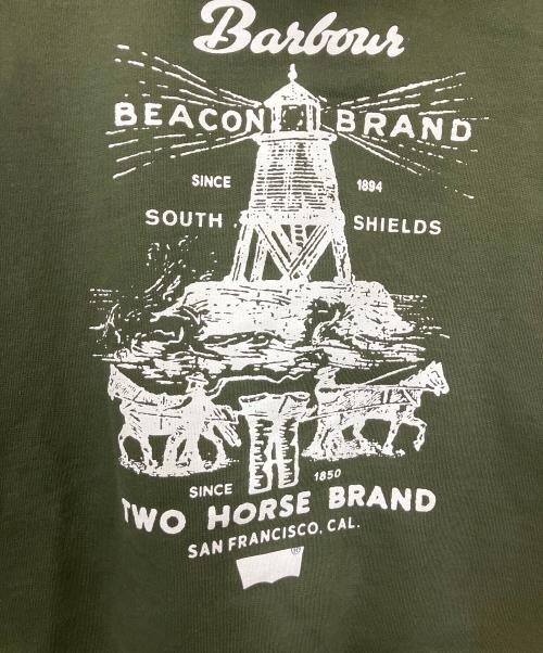 Barbour（バブアー）Barbour (バブアー) LEVI'S (リーバイス) プルオーバーパーカー カーキ サイズ:Mの古着・服飾アイテム