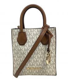 MICHAEL KORS（マイケル・コース）の古着「2WAYショルダーバッグ」｜ブラウン×ベージュ