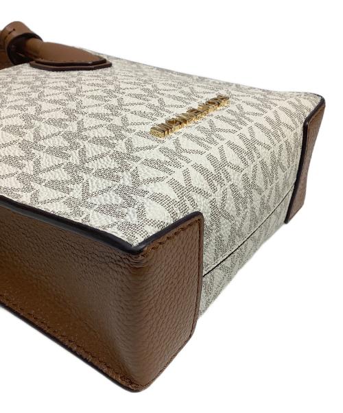 MICHAEL KORS（マイケル・コース）MICHAEL KORS (マイケル・コース) 2WAYショルダーバッグ ブラウン×ベージュの古着・服飾アイテム