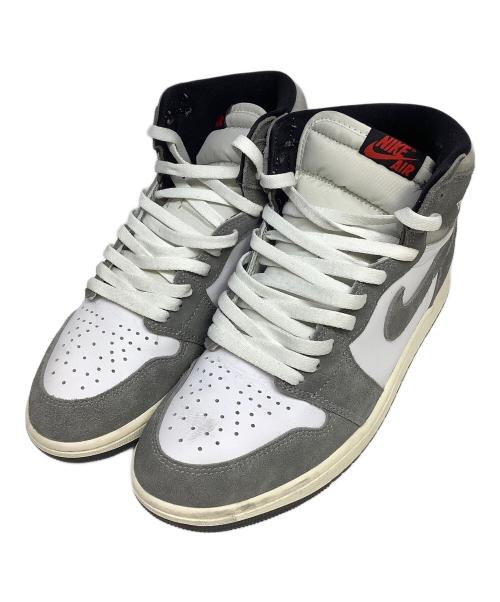 NIKE（ナイキ）NIKE (ナイキ) ハイカットスニーカー グレー×ホワイト サイズ:27.5cmの古着・服飾アイテム