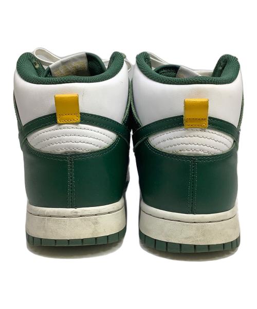 NIKE（ナイキ）NIKE (ナイキ) ハイカットスニーカー グリーン×ホワイト サイズ:27.5cmの古着・服飾アイテム