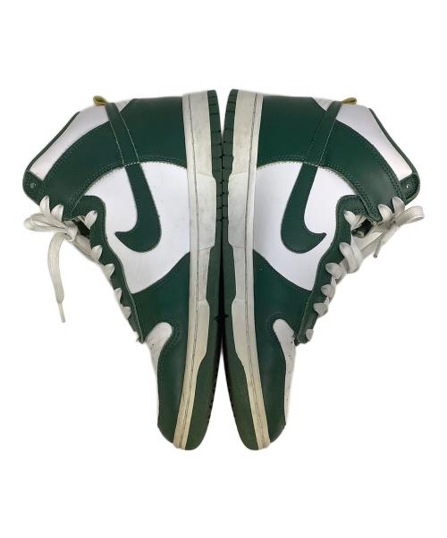 NIKE（ナイキ）NIKE (ナイキ) ハイカットスニーカー グリーン×ホワイト サイズ:27.5cmの古着・服飾アイテム