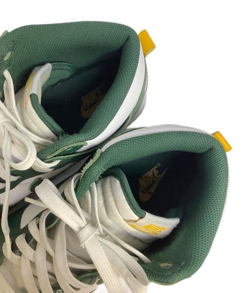 NIKE（ナイキ）NIKE (ナイキ) ハイカットスニーカー グリーン×ホワイト サイズ:27.5cmの古着・服飾アイテム