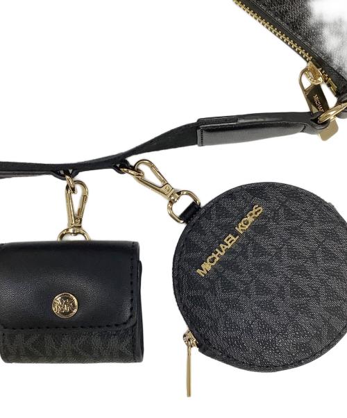 MICHAEL KORS（マイケル・コース）MICHAEL KORS (マイケル・コース) ショルダーバッグ ブラックの古着・服飾アイテム