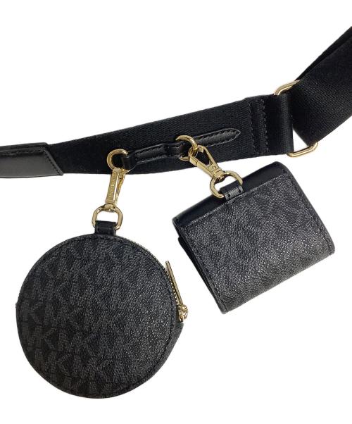 MICHAEL KORS（マイケル・コース）MICHAEL KORS (マイケル・コース) ショルダーバッグ ブラックの古着・服飾アイテム