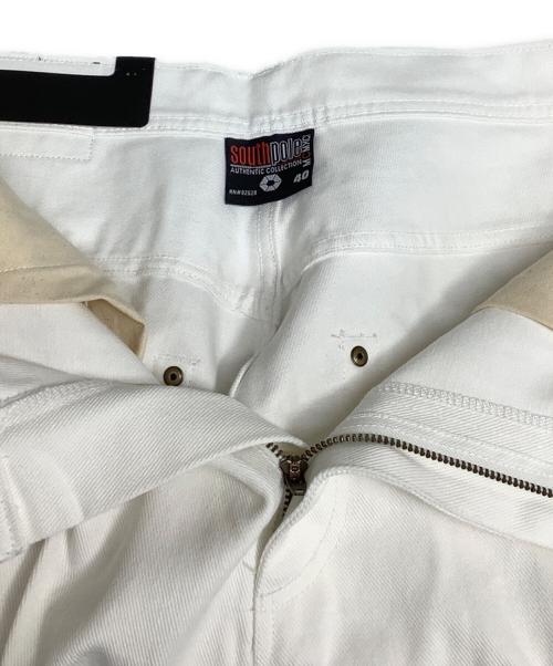 SOUTHPOLE（サウスポール）SOUTHPOLE (サウスポール) デニムパンツ ホワイト サイズ:40の古着・服飾アイテム