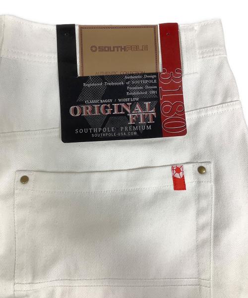 SOUTHPOLE（サウスポール）SOUTHPOLE (サウスポール) デニムパンツ ホワイト サイズ:40の古着・服飾アイテム