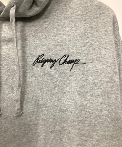 REIGNING CHAMP（レイニングチャンプ）REIGNING CHAMP (レイニングチャンプ) プルオーバーパーカー グレー サイズ:Sの古着・服飾アイテム